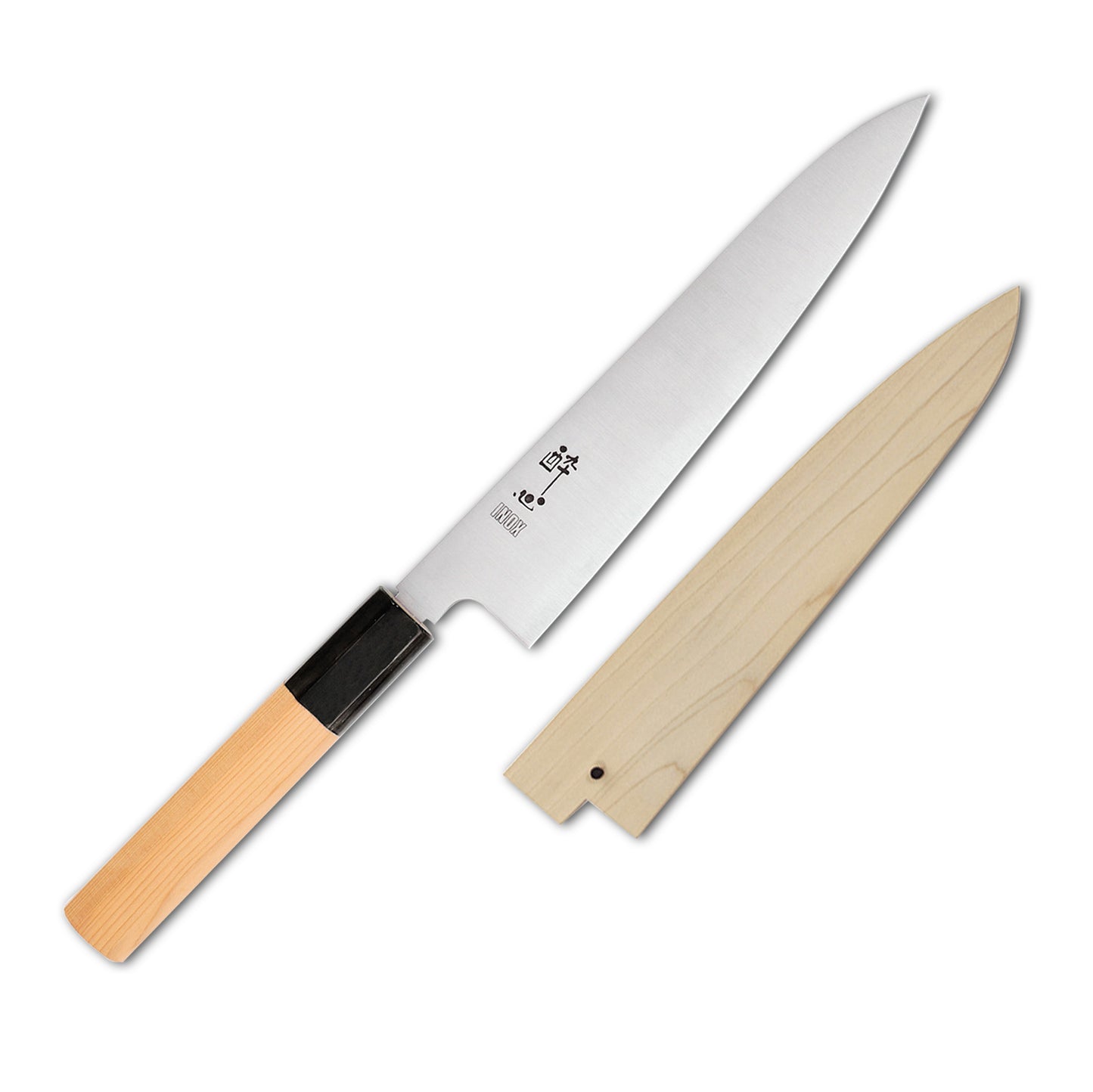 Suisin Inox Honyaki Wa-Gyuto 9.4" (240mm) Chef Knife