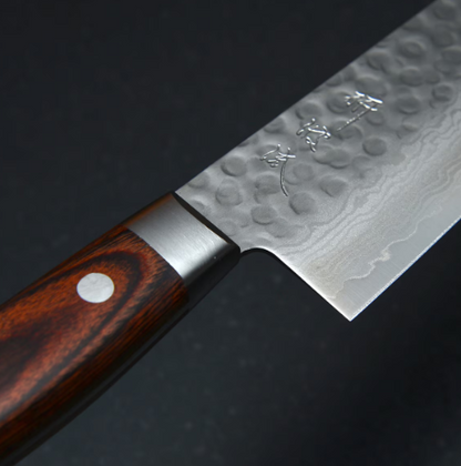 Togiharu Hammered Texture Damascus Gyuto 9.4" （240mm) Chef Knife