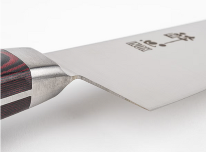 Suisin Premium Inox Maroon Red Handle 8.2" (210mm) Chef Knife