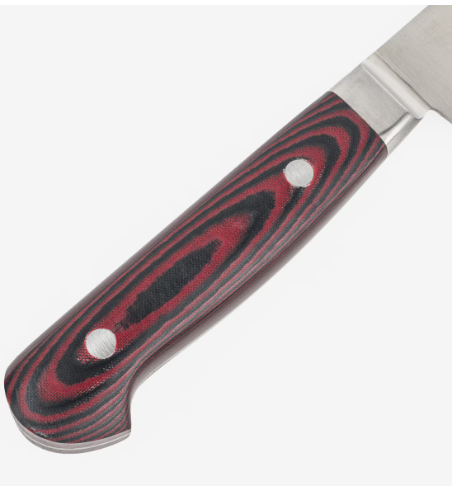 Suisin Premium Inox Maroon Red Handle 8.2" (210mm) Chef Knife