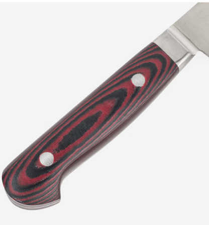 Suisin Premium Inox Maroon Red Handle 8.2" (210mm) Chef Knife